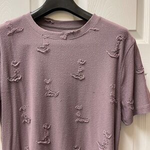 Buckle Nova Men's Sz Small Nutmeg Destructed Distressed Y2K Grunge Cotton Zipper